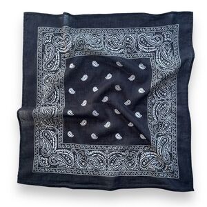 Vintage Black Bandana